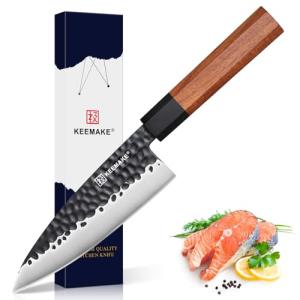 KEEMAKE 6" Deba Knife: Japanese Stainless Steel