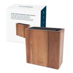 ENOKING XXL Acacia Wood Knife Block with Blade-Pro