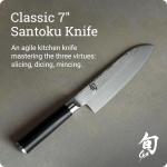 Shun Classic 7-Inch Santoku Knife - Japan Made