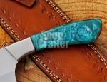 D2 Steel Kiritsuke Chef Knife with Green Handle