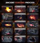 ENOKING 7.5" Hand Forged Cleaver Knife