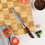 Seido Shinko 5" Petty Knife - Razor Sharp Damascus