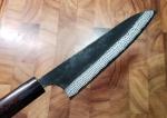 Anryu 210mm Shirogami Gyuto Knife - Kurouchi Damascus