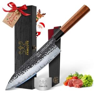 FAMCÜTE 8'' Hand-Forged Japanese Chef Knife