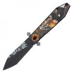 8" Ichigo Kurosaki Folding Pocket Knife EDC