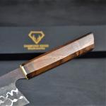 Japanese Damascus Chef Knife with Rosewood Handle
