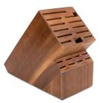 ENOKING Large Acacia Wood Knife Block - 25 Slots