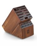 ENOKING Large Acacia Wood Knife Block - 25 Slots
