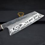 Japanese Damascus Chef Knife with 52100 Steel Core