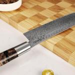 Seido 7" Nakiri Knife - 110-Layer Damascus Steel