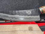 8-Inch Japanese Gyuto Chef Knife with Burl Handle