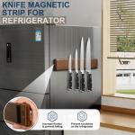 ENOKING 16-Inch Magnetic Knife Holder in Wood