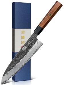 HOSHANHO 8-Inch Japanese Chef Knife with Rosewood Handle