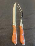 Japanese Stainless Steel Carving Knife and Fork Set