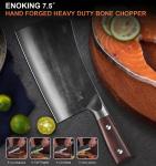 ENOKING 7.5" Hand Forged Japanese Cleaver Knife
