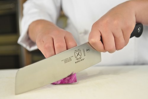 7-Inch Nakiri Vegetable Knife, Black | Mercer Culinary M20907
