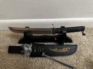 Handmade Japanese Tanto Knife for Precision Cutting