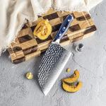 Seido Kanpeki 7.5” Damascus Chef Cleaver Knife