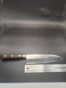 Restored Kotetsu Vintage Japanese Santoku Knife