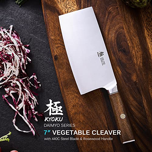 KYOKU Daimyo Series: 7" Japanese Vegetable Cleaver