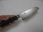 Shun DM0718 7" Hollow Edge Santoku Knife
