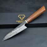 Damascus Chef Knife San Mai with Rosewood Handle