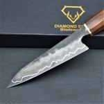 Damascus Chef Knife San Mai with Rosewood Handle