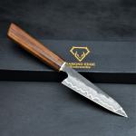 Damascus Chef Knife San Mai with Rosewood Handle