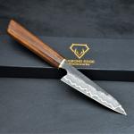 Damascus Chef Knife San Mai with Rosewood Handle