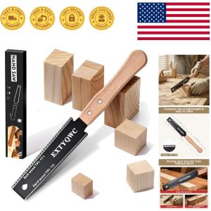 Japanese 6-Inch Double-Edge Pull Saw in SK5 Steel