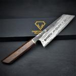 Japanese Damascus Chef Knife with 52100 Steel Core