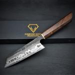 Japanese Damascus Chef Knife with 52100 Steel Core