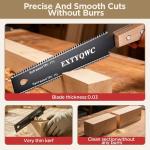 Japanese 6-Inch Double-Edge Pull Saw in SK5 Steel