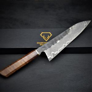 Japanese Damascus Chef Knife with Rosewood Handle