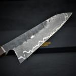 Japanese Damascus Chef Knife with Rosewood Handle