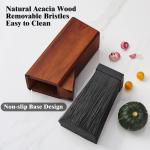 Acacia Wood Universal Knife Block Holder