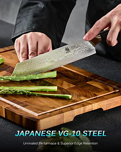 KYOKU 8.5" Kiritsuke Chef Knife - Gin Series