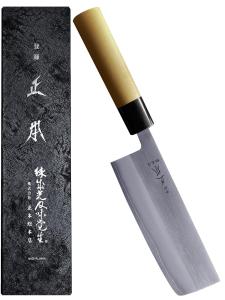 MASAMOTO FS Nakiri Knife 6.5" (165mm) Made in Japan - Professional Japanese V...