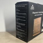 New ENOKING Magnetic Knife Block Acacia Wood Double-Sided Holder 15.2"X9"