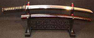 Antique Japanese Wakizashi Sword Uda Kunimune 宇多国宗 Signed, Koto Period w/ Kozuka