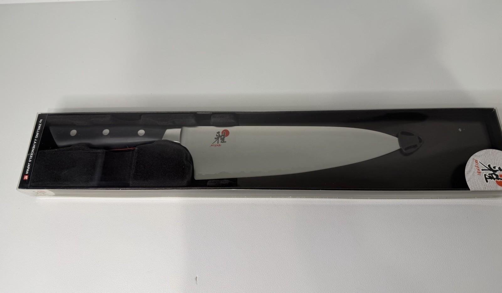 MIYABI Evolution 8-inch Chef's Knife. Open Box See Pics!
