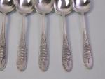 18 Pcs Vtg Daiichi Kinzoku Japan Pagoda Cherry Blossoms Flatware Set