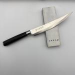 Damasukasu 3-piece Set Handmade Japanese Chef Knife Cleaver Paring Whetstone Box