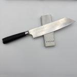 Damasukasu 3-piece Set Handmade Japanese Chef Knife Cleaver Paring Whetstone Box