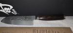 Shun Premier TDM0727 Santoku Knife 5.5 in Damascus Steel Wood Handcrafted