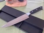 VG10 Damascus Chef Knife 8" Full Tang - G10 Handle Hammered Gyuto Kitchen Knife