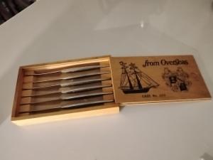 1960s Japanese Stainless Steel Knife Set - 6pc