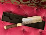 Handmade Yoshimi Kato SG2 Nakiri Knife