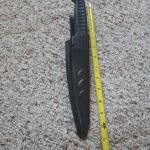 G.SAKAI Serrated Outdoor Cooking Knife with Sheath