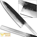 White Deer 1095 Steel Santoku Chef Knife